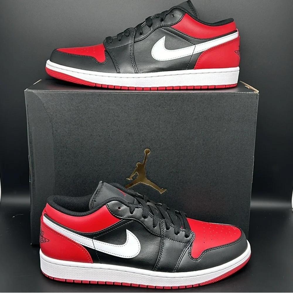 Jordan 1 Low Alternate Bred Toe Men’s Sz 12‎ NIB!
